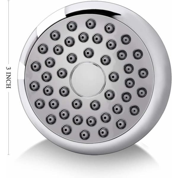 3 tums krom fast regnduschhuvud ABS med kopparkulled silver badrum