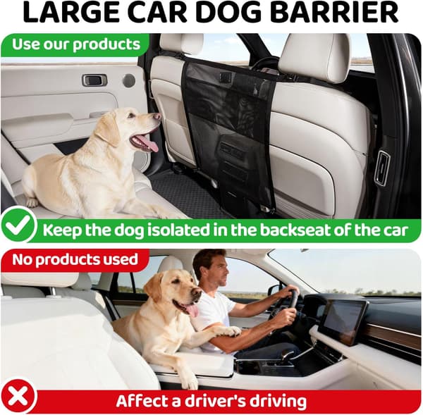Bil kjæledyrbarriere Car Pet Barrier