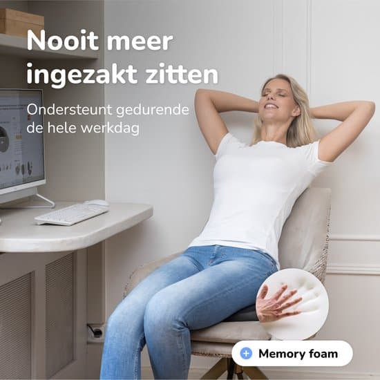 Mörkgrå sittdyna - Ergonomiskt stöd för bil, kontorsstol och soffa Alyze Donut kussen