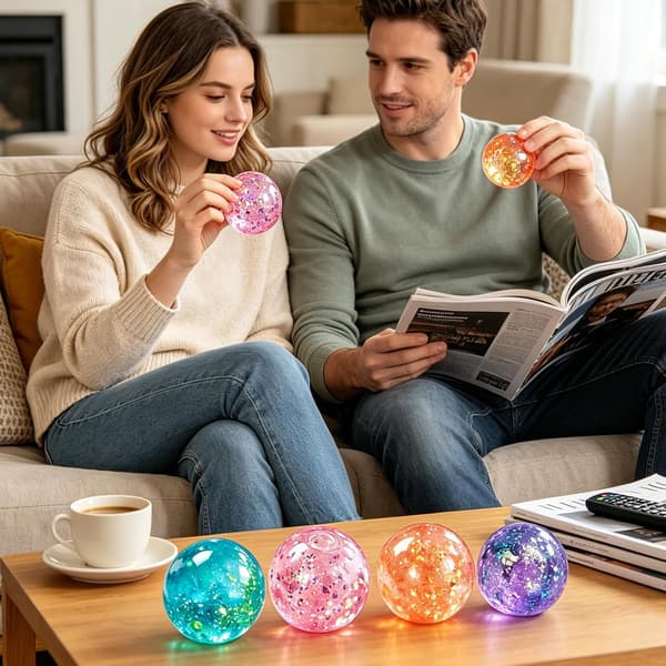 Pink kokosolie langsom rebound klemme trykkugle