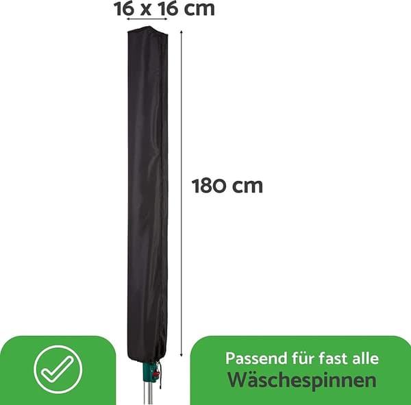 Pyörivän pyykkitelineen suojus 180cm Rotary Clothesline Cover