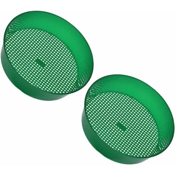 Grønn rund hagesikt 2 stk PP 20,8x20,8x5,3 cm 8,2 tommer