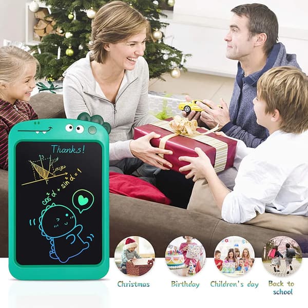 10,5 tommer farve LCD-skriveplade i dinosaurstil 1 pcs