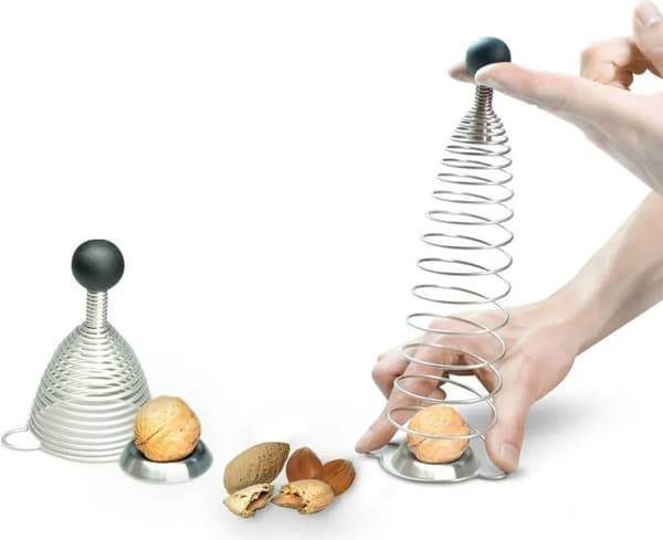 20121 Naomi Nøddeknækker Rustfrit Stål og Silikone