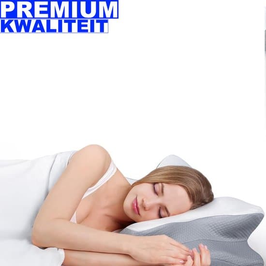 Anti-snarkudde Fjäril Memory Foam 60x40cm Vit Alla Sovpositioner Anti snurk kussen