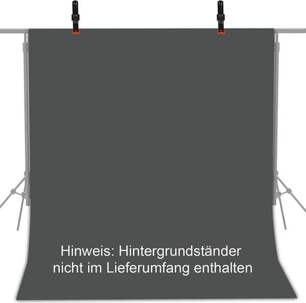 Kokoontaitettava polyesteritaustakangas, harmaa
