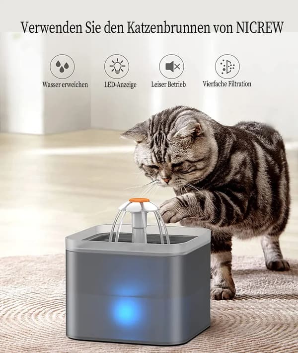 2L Vanddispenser til kæledyr 2L Pet Water