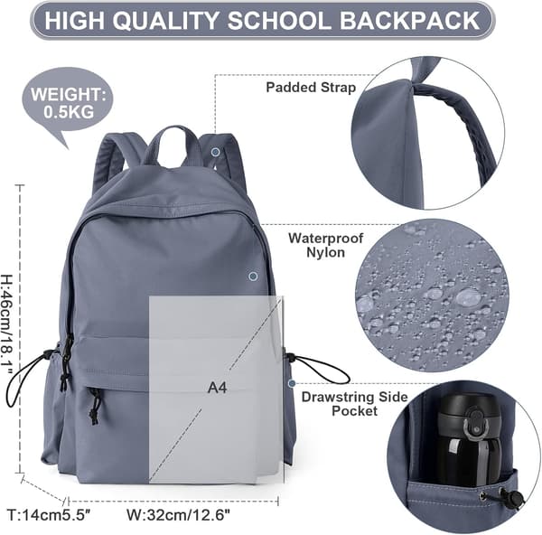 24L sinivioletti reppu