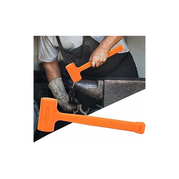 Gummihammer 40 mm diameter PVC blød overflade stålkernestødabsorberende til gulvfliser marmor møbelinstallation