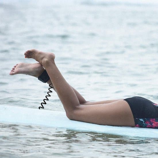 Surfboard Leash, Sort, Kompatibel med alle boards, 3m stræk