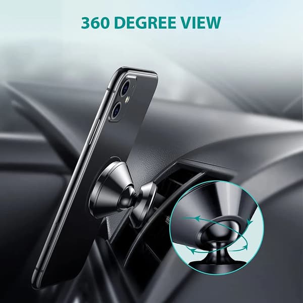 Magnetisk Bilventiltelefonfeste 360 Rotasjon Universell Smarttelefon GPS-holder