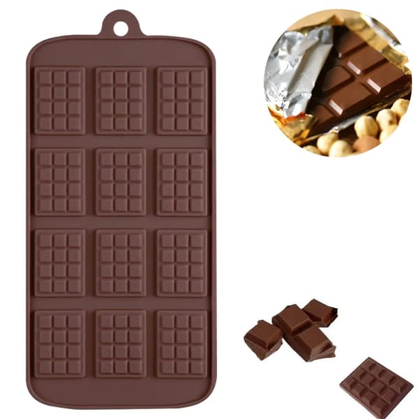 Silikone energibar chokoladeform non-stick 22,5x10,5x0,5cm 1 stk