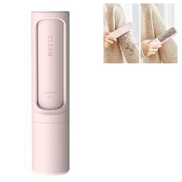 Genanvendelig kæledyrshårfjernerulle Ca. 18,3 cm ABS Pink Sofa Tøj Tæppebørste
