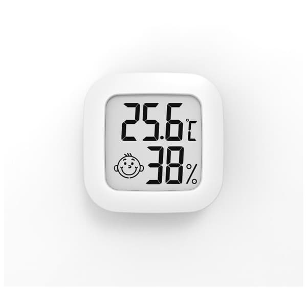 Mini digital hygrometertermometer inomhus komfortindikator hög noggrannhet LCD för hemkontor