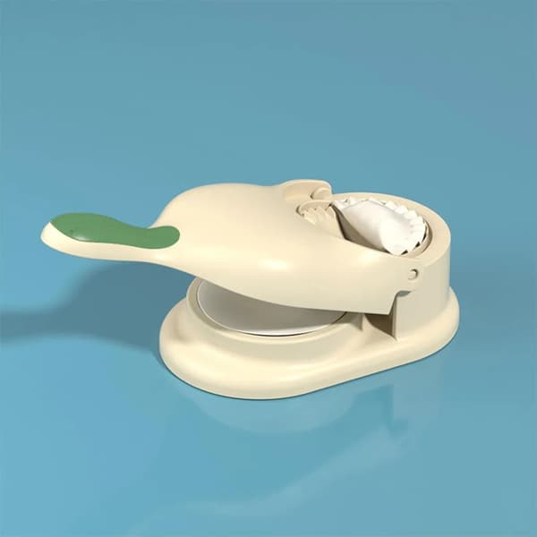 2-i-1 Dumpling Maker 1 stk 27x12x7cm Matkvalitets PP Press Skinninnpakning Sklisikkert grep