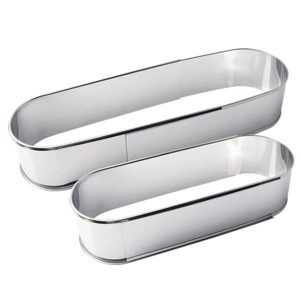 Justerbar bakform i rostfritt stål Adjustable Stainless Baking
