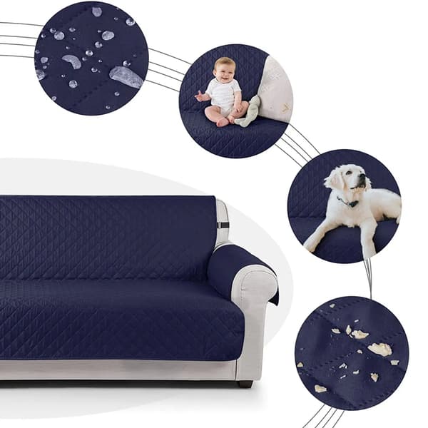Syvän sininen sohvan suojapeite Sofa Protector Cover