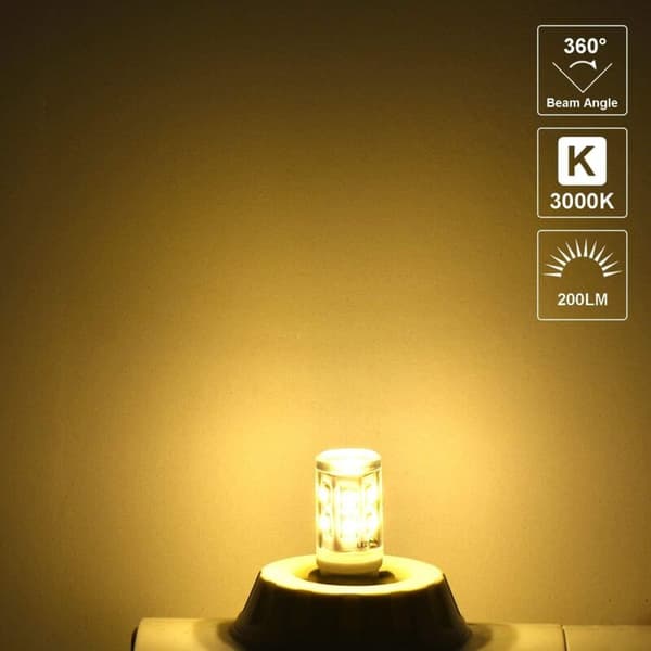 G9 LED-lampor 2W 200LM Varmvit 3000K 20-25W Halogenekvivalent Keramisk Ej Dimbar 5-pack