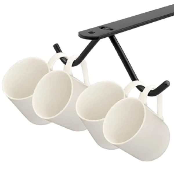 Kaapin alle asennettava mukiteline 2 kpl 2 pcs