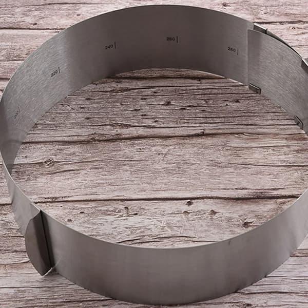 Säädettävä ruostumaton kakkuvuoka Adjustable Stainless Cake