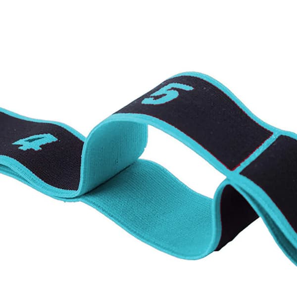 Multi-Loop Stretch Strap Yoga Pilates PT Hjemmetrening Ikke-elastisk bånd ~110cm