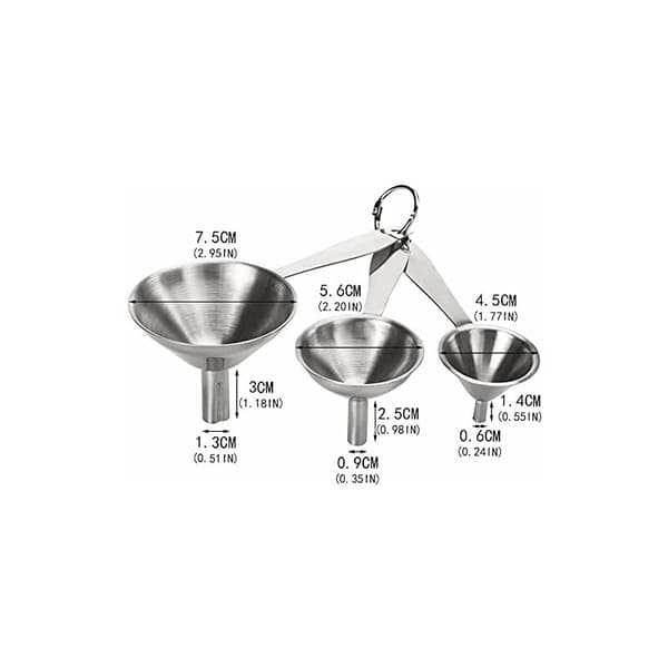 Mini traktsett med lang tut for olje og vin, 3 stk 3 pcs