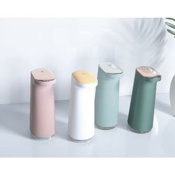 Automatisk gel-tvåldispenser 450 ml vit IR-sensor diskgel USB-laddning kök 1 st