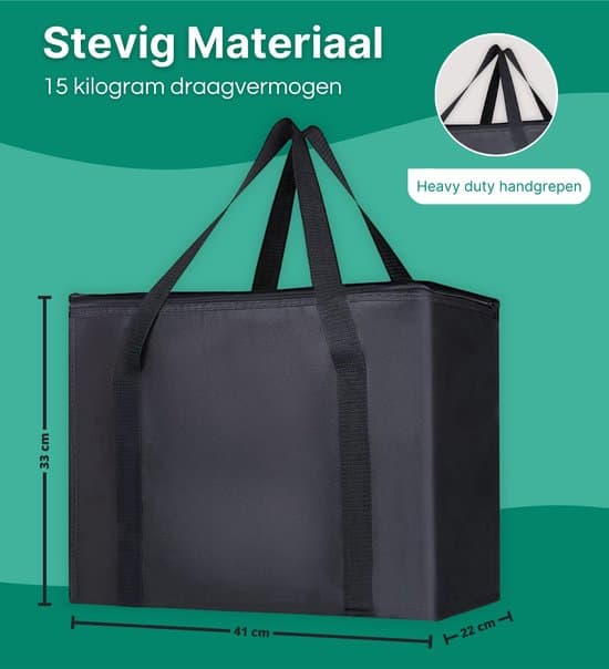 30L Isolert Kjølebag Stor Kapasitet