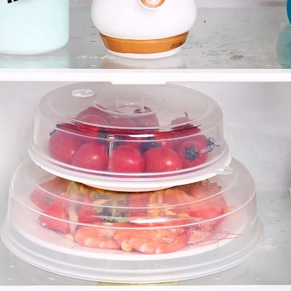 Stänkskydd för mikrovågsugn Transparent Medium 2 st
