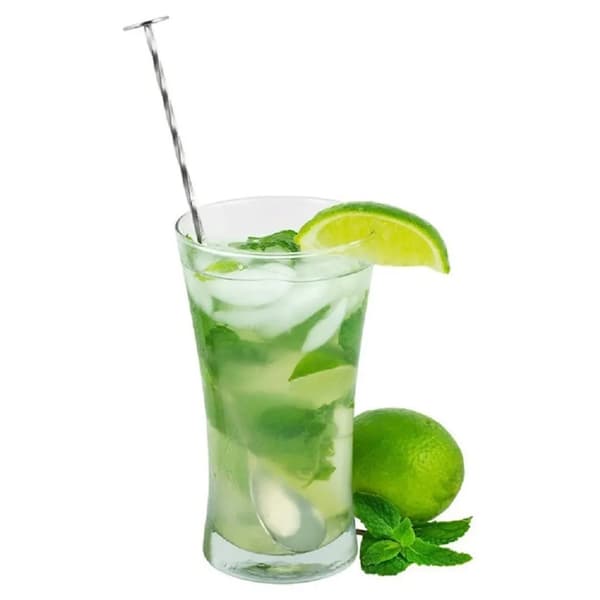 Rustfrit stål barske 26,5 cm spiral cocktailblandingsske 1 stk