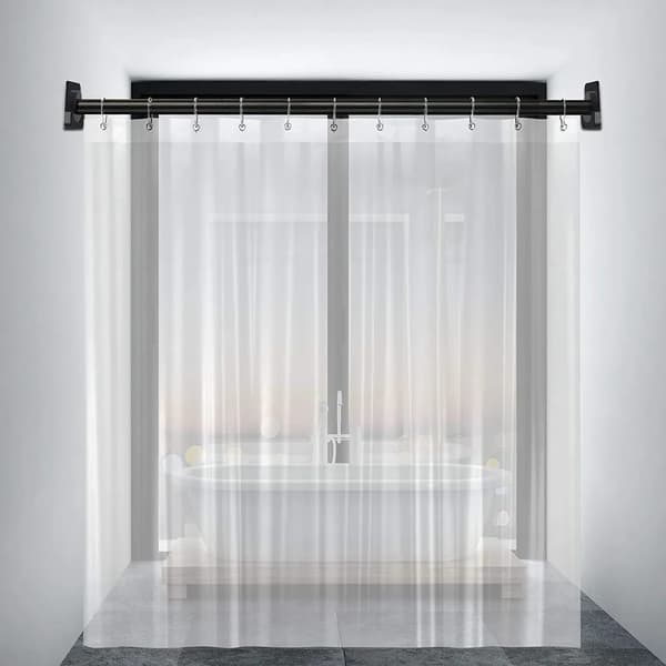 Sterk selvklebende dusjstangholder No-Drill Shower Rod