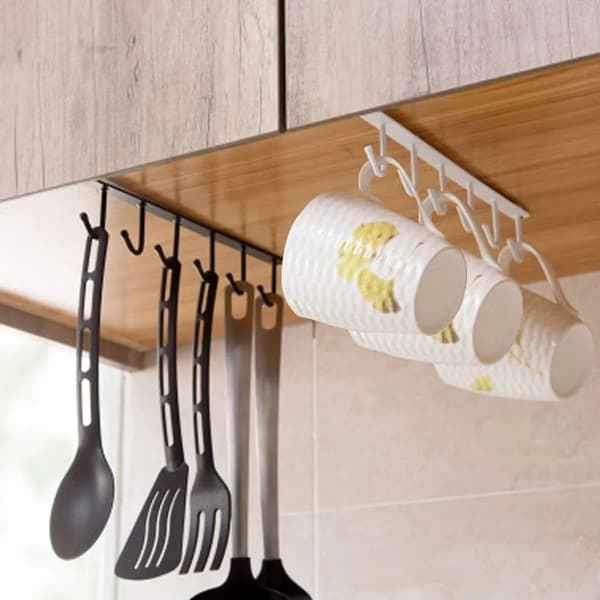 3 kopholdere med 6 kroge 3 Cup Hangers