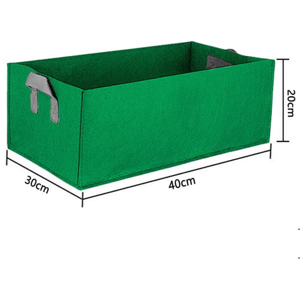 Växtodlingspåse Gräsgrön Liten 40x30x20cm 2-pack
