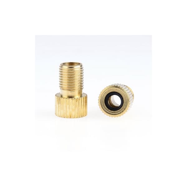 Cykelventiladapter Presta till Schrader/US-ventil med brickor Lättvikt Enkel montering 4-pack