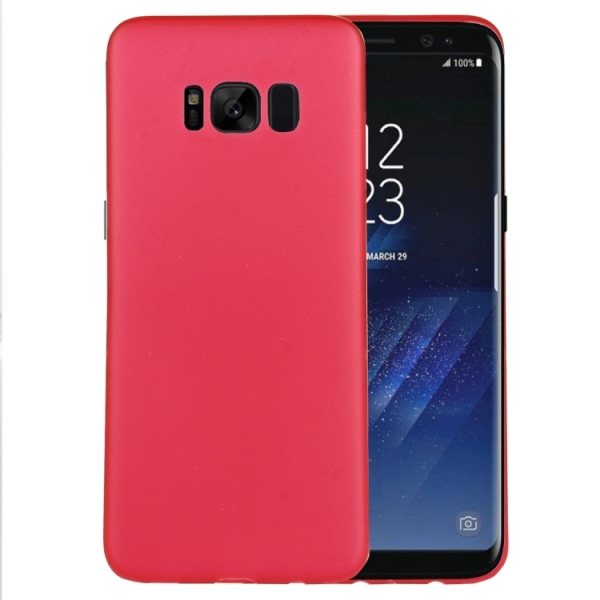 Samsung Galaxy S8 - Frostat ultra-tunt skal Röd