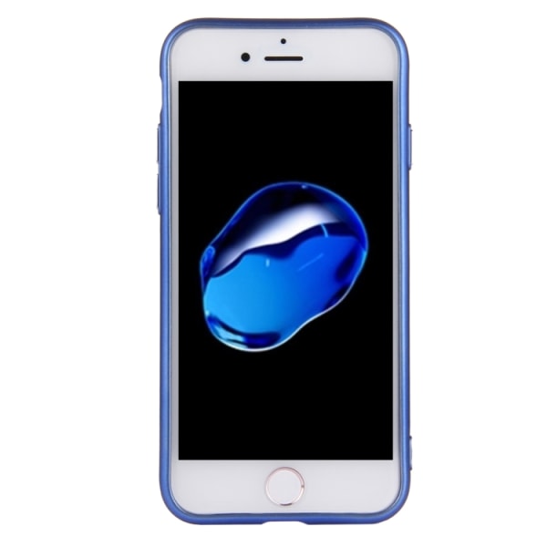 TPU skal med kameraskydd för iPhone 7 Blå