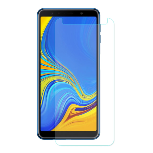Samsung Galaxy A7 (2018)- Premium Glas Skärmskydd Transparent