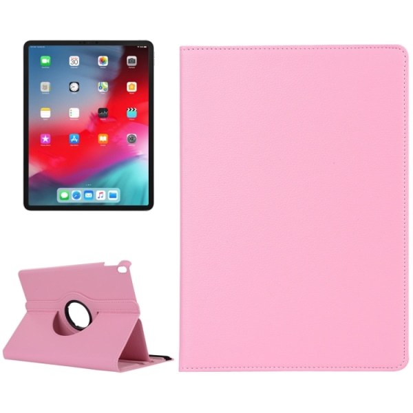 iPad Pro 11 (2018) - Roterbart fodral i konstläder Rosa