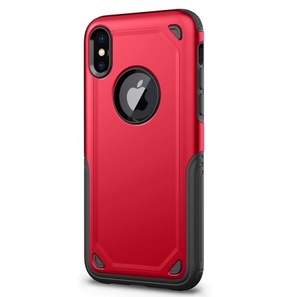 Stilrent tåligt skal - iPhone Xs MAX Röd