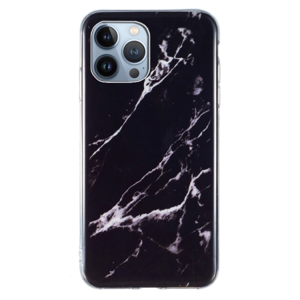 Marmor skal- iPhone 15 Pro Svart