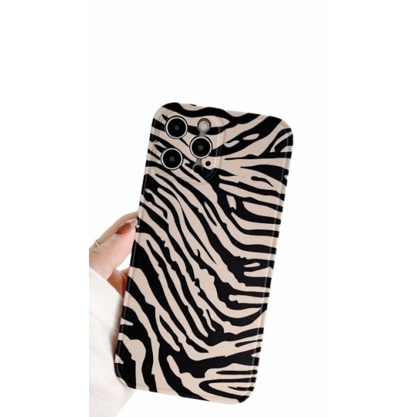 Zebra skal- iPhone 12 Beige