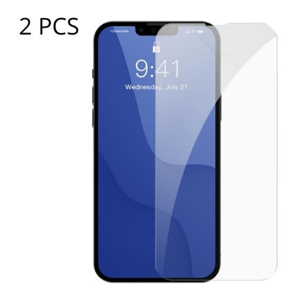 2-PACK Skärmskydd- Härdat glas- iPhone 13 PRO MAX Transparent