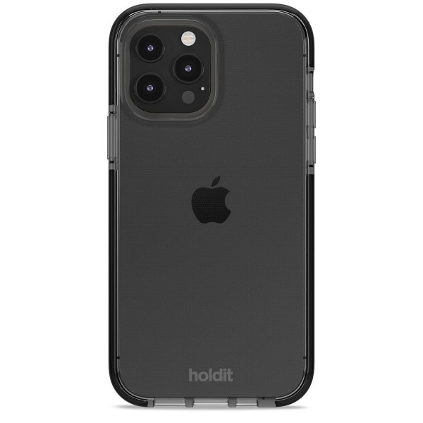Holdit-  MOBILSKAL SEETHRU SVART- iPhone 13 PRO Svart