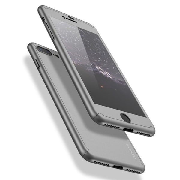 3in1 Fullskydd med skärmskydd - iPhone 7/8 plus Silver