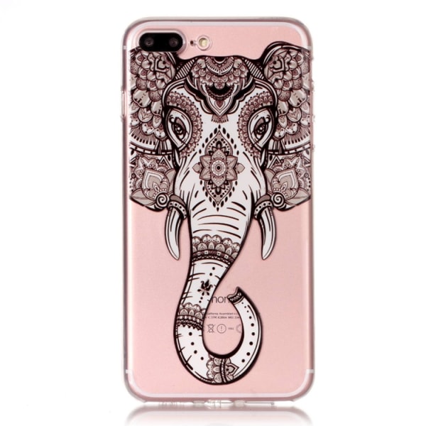 Skal med elefant - iPhone 7/8 plus multifärg