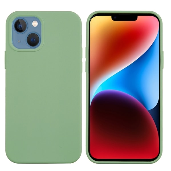 iPhone 15 - Silicone Case - Mobilskal i silikon Grön