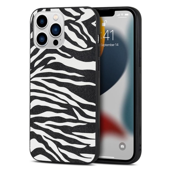 Zebra skal- iPhone 12 Ljusrosa