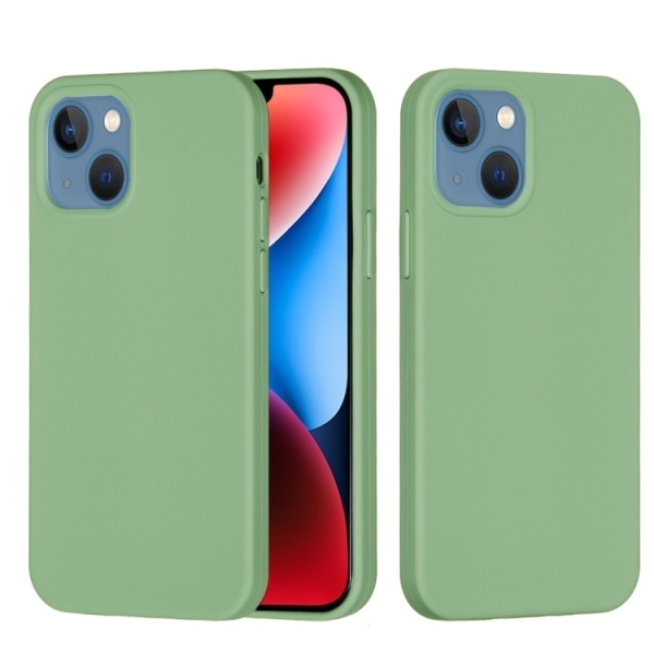 iPhone 15 Plus - Silicone Case - Mobilskal i silikon Grön