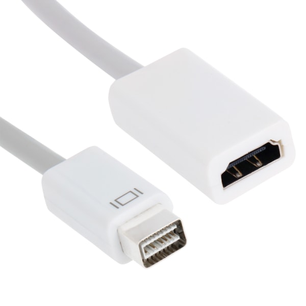 Mini DVI till HDMI-hona Adapter för Macbook Vit