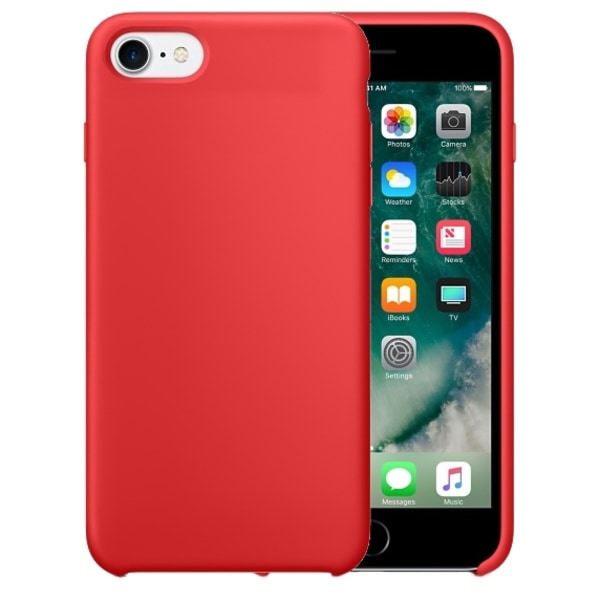 Mobilskal i silikon - iPhone 7/8/SE 2020 Röd